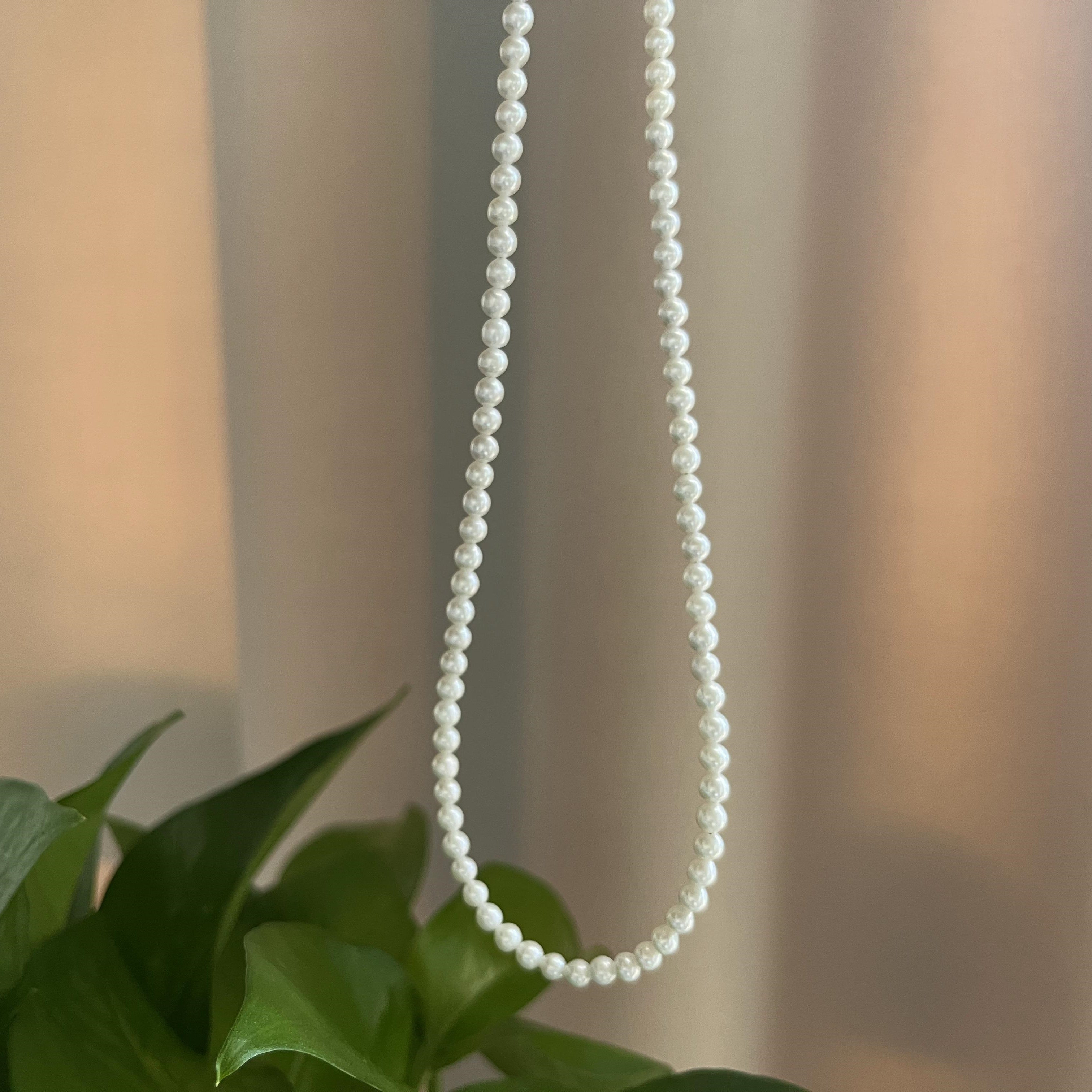 3-3.5 mm Freshwater Millet Pearl Necklace/Freshwater Baroque Pearls