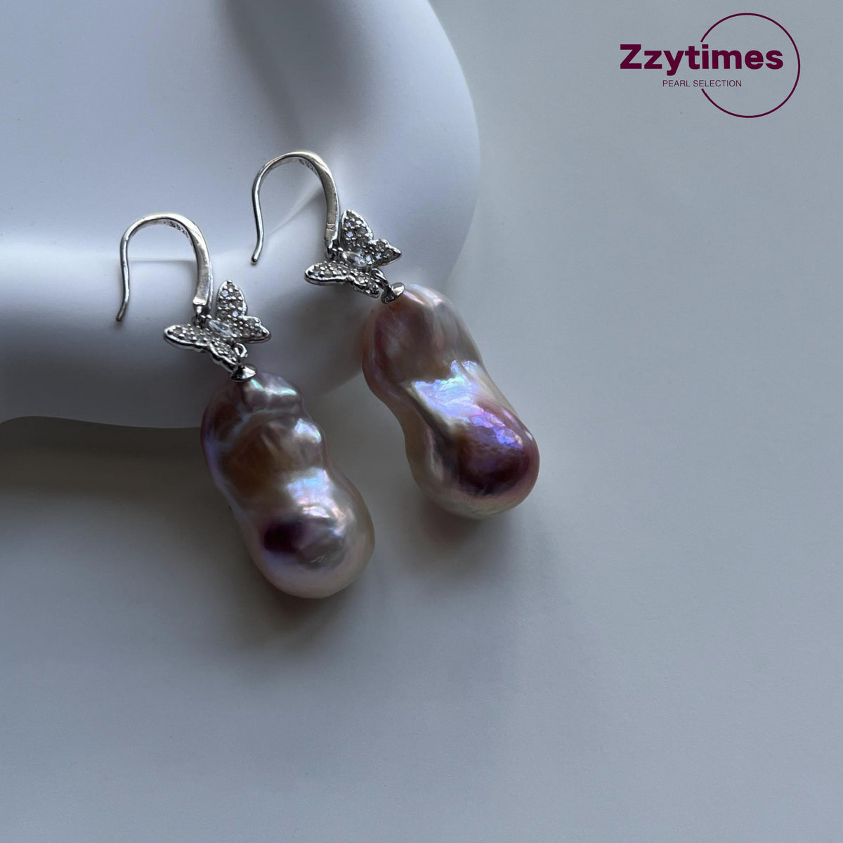 Freshwater Pearl Earrings / Freshwater Baroque Pearls Earrings